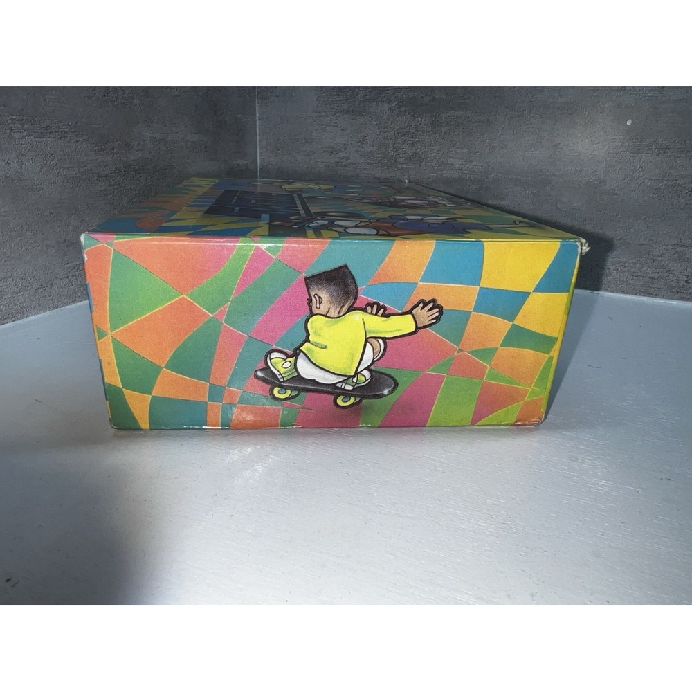 Vintage 1980s General Box Company Skate Pencil Storage Container Skateboard VG - Picture 4 of 8